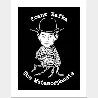 The Metamorphosis of Franz Kafka Background Black Posters and Art